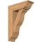Ekena Millwork Funston Traditional Smooth Bracket w/ Offset Brace, Western Red Cedar, 7 1/2"W x 22"D x 30"H BKT0806X22X30FST01SWR - alternate 1